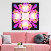 Divergenz-Wrapped Canvas Leinwanddruck (Insitu (Wohnzimmer))