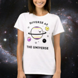 Diverse als das Universum T-Shirt