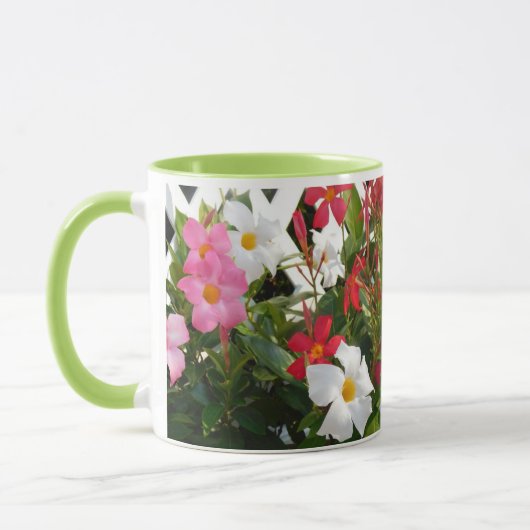Diverse Blume Tasse (Links)