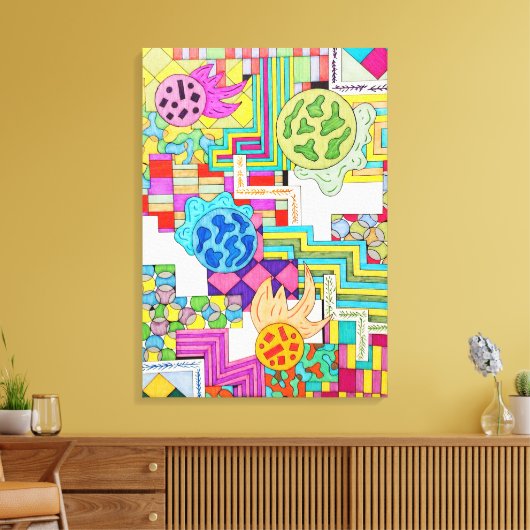 Diverse Colors Leinwanddruck (Insitu (Wohnzimmer))