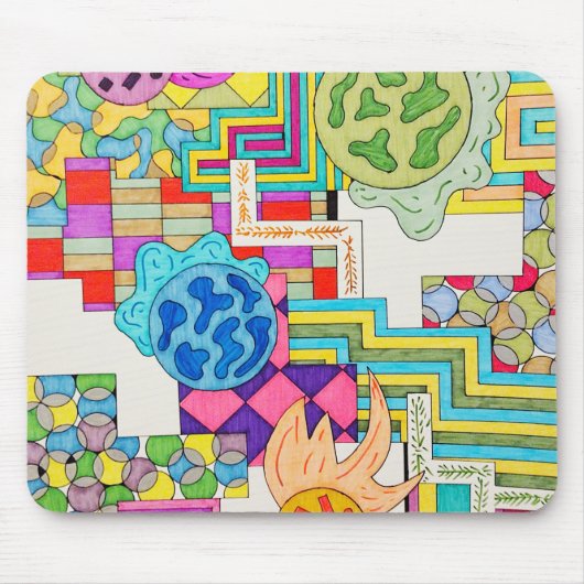 Diverse Colors Mousepad (Vorne)