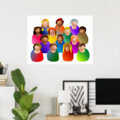 Diverse Community Poster (Heimbüro)