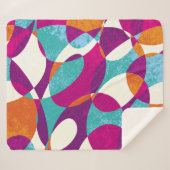 Diverse Farben, Vintage Mustersammlung. Sherpadecke (Vorderseite (Horizontal))
