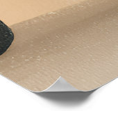 Diverse Friends Sitting Together Cozy Illustration Poster (Ecke)