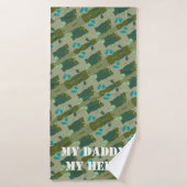 Diverse green colors background badehandtuch (Badehandtuch)