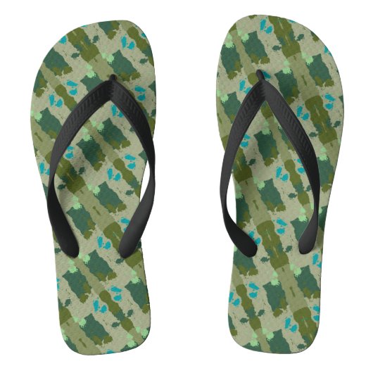 Diverse green colors background badesandalen (Fußbett)