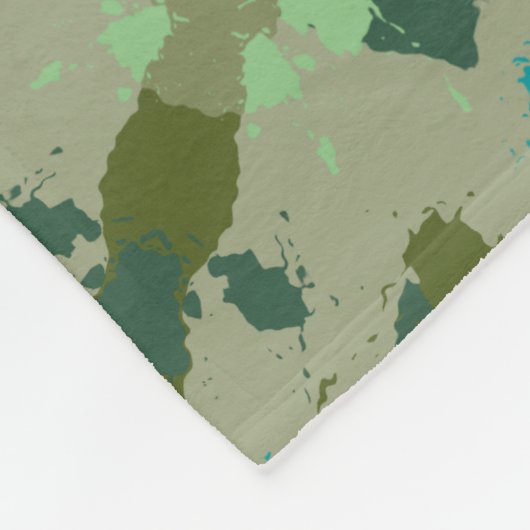 Diverse green colors background fleecedecke (Ecke)