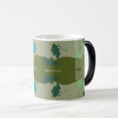 Diverse green colors background verwandlungstasse (VorderseiteRechts)