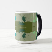 Diverse green colors background verwandlungstasse (VorderseiteRechts)
