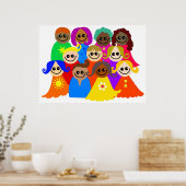 Diverse Kids Poster (Küche)