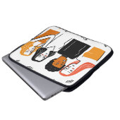 Diverse Mädchen, verschiedene Nationalitäten zusam Laptopschutzhülle (Vorne Knopf)