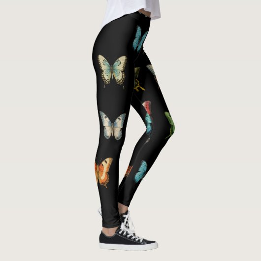 Diverse Schmetterlinge Freude Leggings (Rechts)