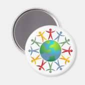 Diverse World Magnet (Vorderseite/Rückseite)