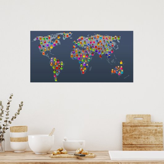 Diverse World Poster (Küche)