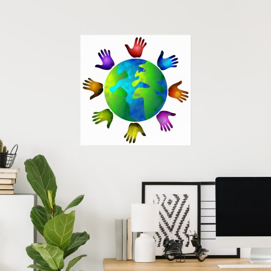 Diverse World Poster (Heimbüro)