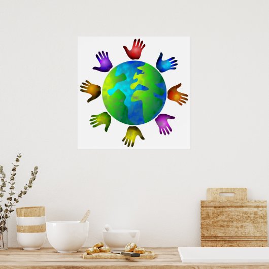 Diverse World Poster (Küche)