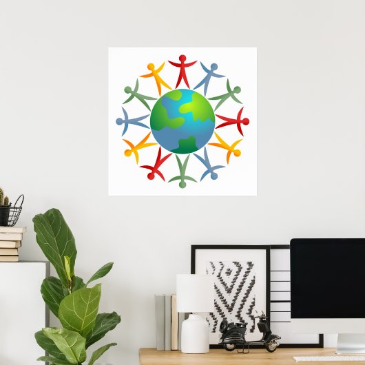 Diverse World Poster (Heimbüro)