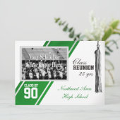 Diverser Strip mit Foto Class-Wiedersehen Einladung (Stehend Vorderseite)