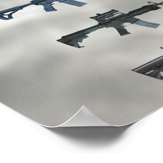 Diversified portfolio gun poster (Ecke)
