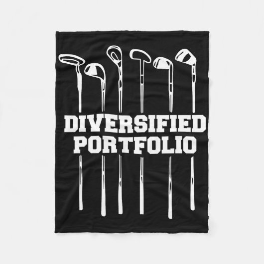 Diversifizierter Portfolio Golf Fleecedecke (Vorderseite)