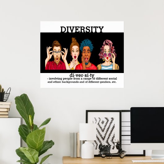 DIVERSITY 2 - Wortschatz Poster (Heimbüro)