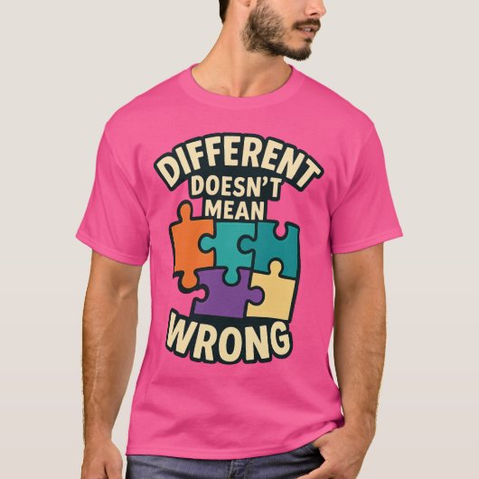 Diversity Acceptance T - Shirt - Embrace Einzigart (Vorderseite)