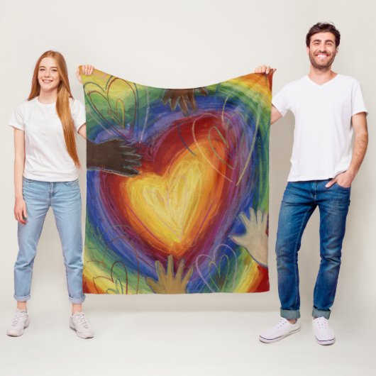 Diversity, Aktien, Inklusion-Fleece Fleecedecke (Beispiel)