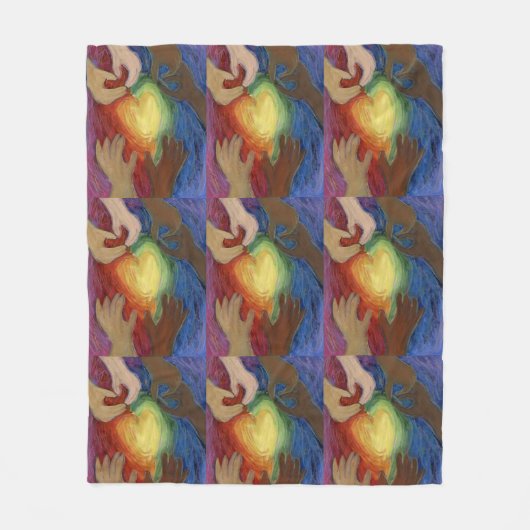 Diversity, Aktien, Inklusion-Fleece Fleecedecke (Vorderseite)