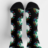 Diversity auf der ganzen Welt Socken (Oben)