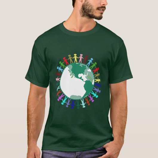 Diversity auf der ganzen Welt T-Shirt (Vorderseite)