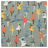 Diversity-Ballerinas in farbigen Outfits Stoff (Muster)