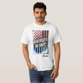 Diversity bei den US-Präsidentschaftswahlen 2024 T-Shirt (Vorne ganz)