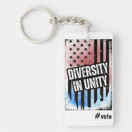 Diversity bei der Abstimmung über die US-Präsident Schlüsselanhänger