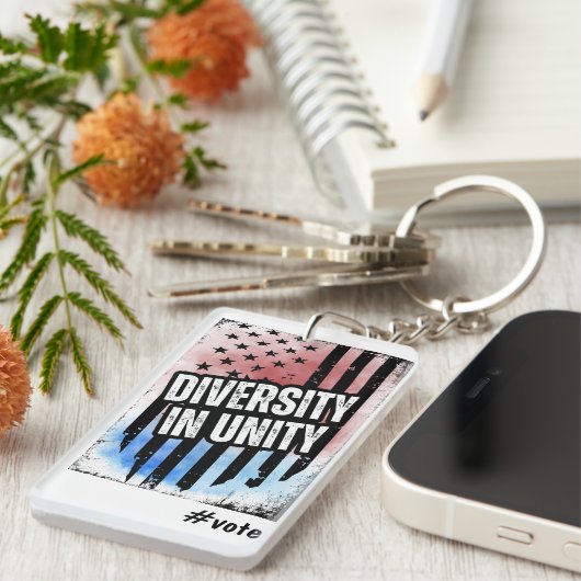 Diversity bei der Abstimmung über die US-Präsident Schlüsselanhänger (Vorderseite rechts)