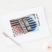 Diversity bei der US-Präsidentschaftswahl 2024 Rechteckiger Aufkleber (Umschlag)