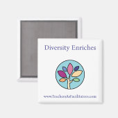 Diversity bereichert TAF Magnet (Vorderseite/Rückseite)