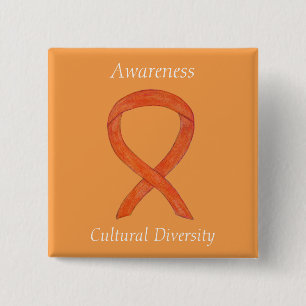 Diversity-Bewusstsein Ribbon Custom Button