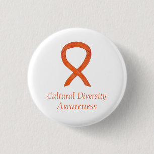 Diversity-Bewusstsein Ribbon Custom Button