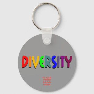 Diversity Custom Gray Schlüsselanhänger