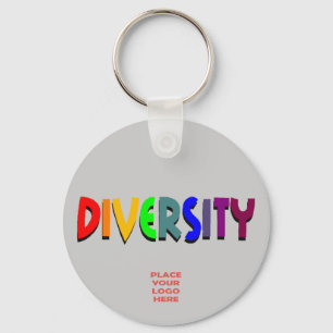 Diversity Custom Silver Schlüsselanhänger