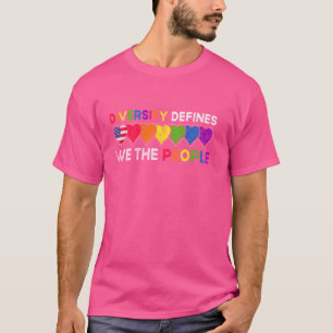 Diversity definiert, wir die Menschen in der US-Ve T-Shirt