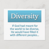 Diversity-Definition Postkarte (Vorderseite)