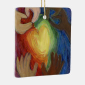 Diversity DEI Herzlich Willkommen bei der Verkostu Keramikornament (Rechts)