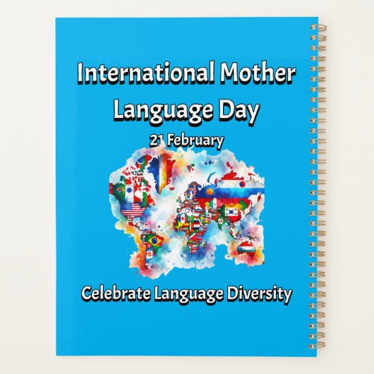 Diversity der Sprache. Internationale Muttersprach Planer (Rückseite)