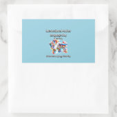 Diversity der Sprache. Internationale Muttersprach Rechteckiger Aufkleber (Tasche)