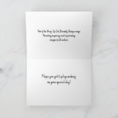 Diversity Designs Archery Birthday Card Karte (Innenseite)