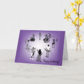 Diversity Designs Archery Birthday Card Karte (Gelbe Blume)