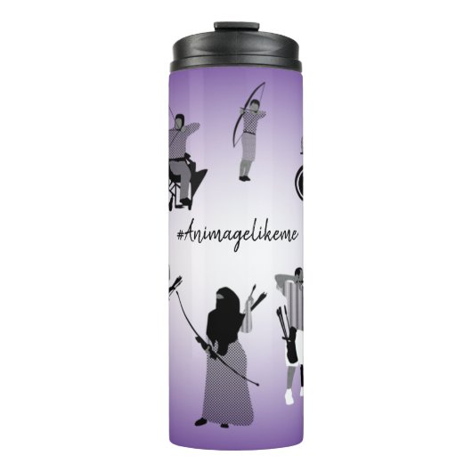 Diversity Designs Archery Tumbler Thermosbecher (Vorderseite)
