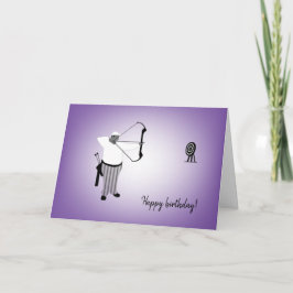 Diversity Designs Curvy Boy Archer Geburtstagskart Karte