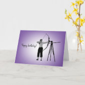 Diversity Designs Girl Blind Archer Card Karte (Gelbe Blume)